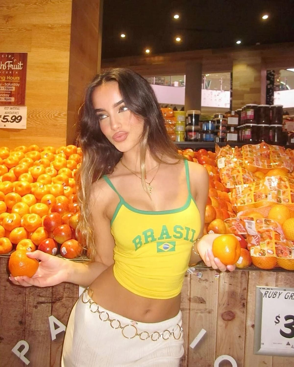 BRASIL Y2K TANK TOP