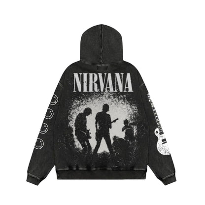 Nirvana Legacy Acid-Wash Hoodie