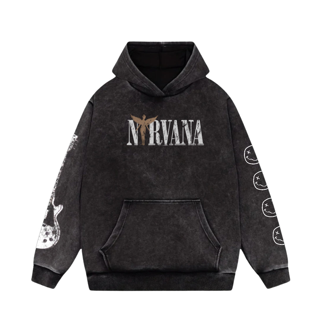Nirvana Legacy Acid-Wash Hoodie