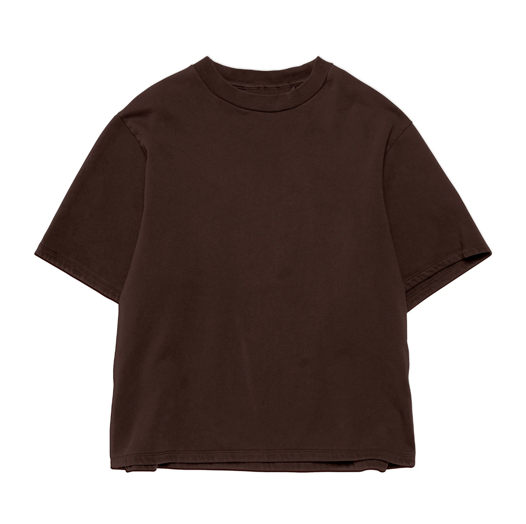 CHOCOLATE BROWN HEAVYWEIGHT TEE