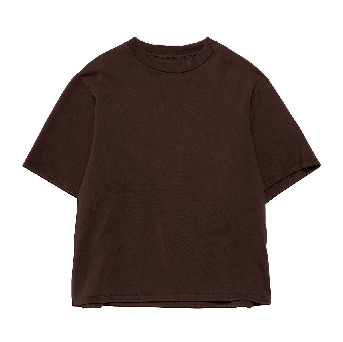 CHOCOLATE BROWN HEAVYWEIGHT TEE