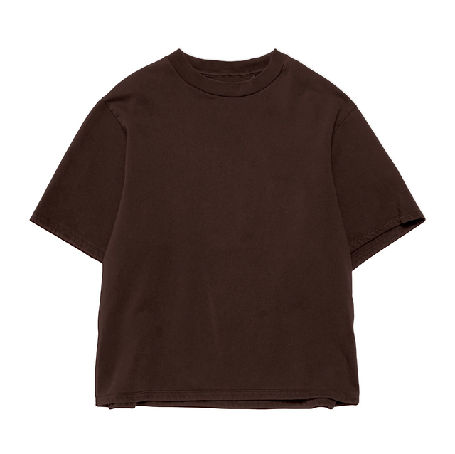 CHOCOLATE BROWN HEAVYWEIGHT TEE