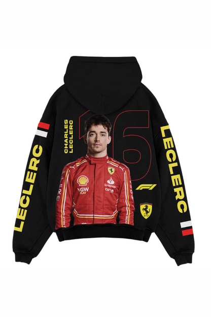 Charles Leclerc Designed Oversized Hoodie