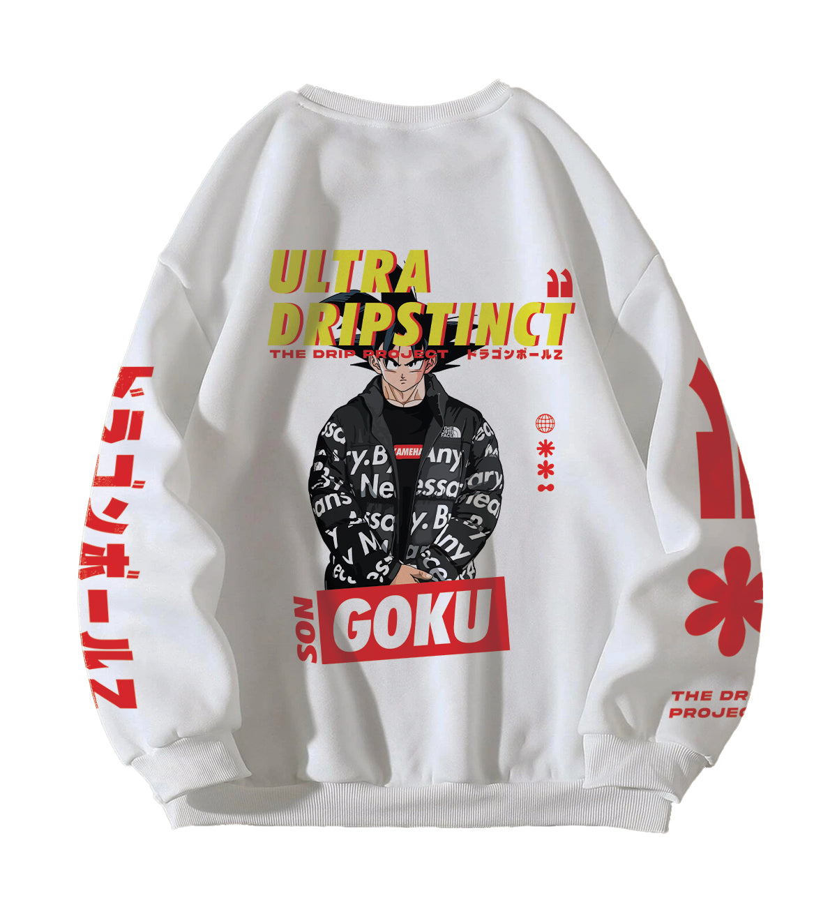 Goku Designed Oversized Sweatshirt