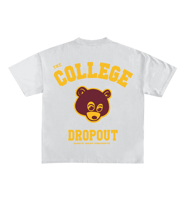 COLLEGE DROPOUT DESIGNED OVERSIZED TEE