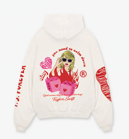 The Lovers Club Designed Oversized Hoodie