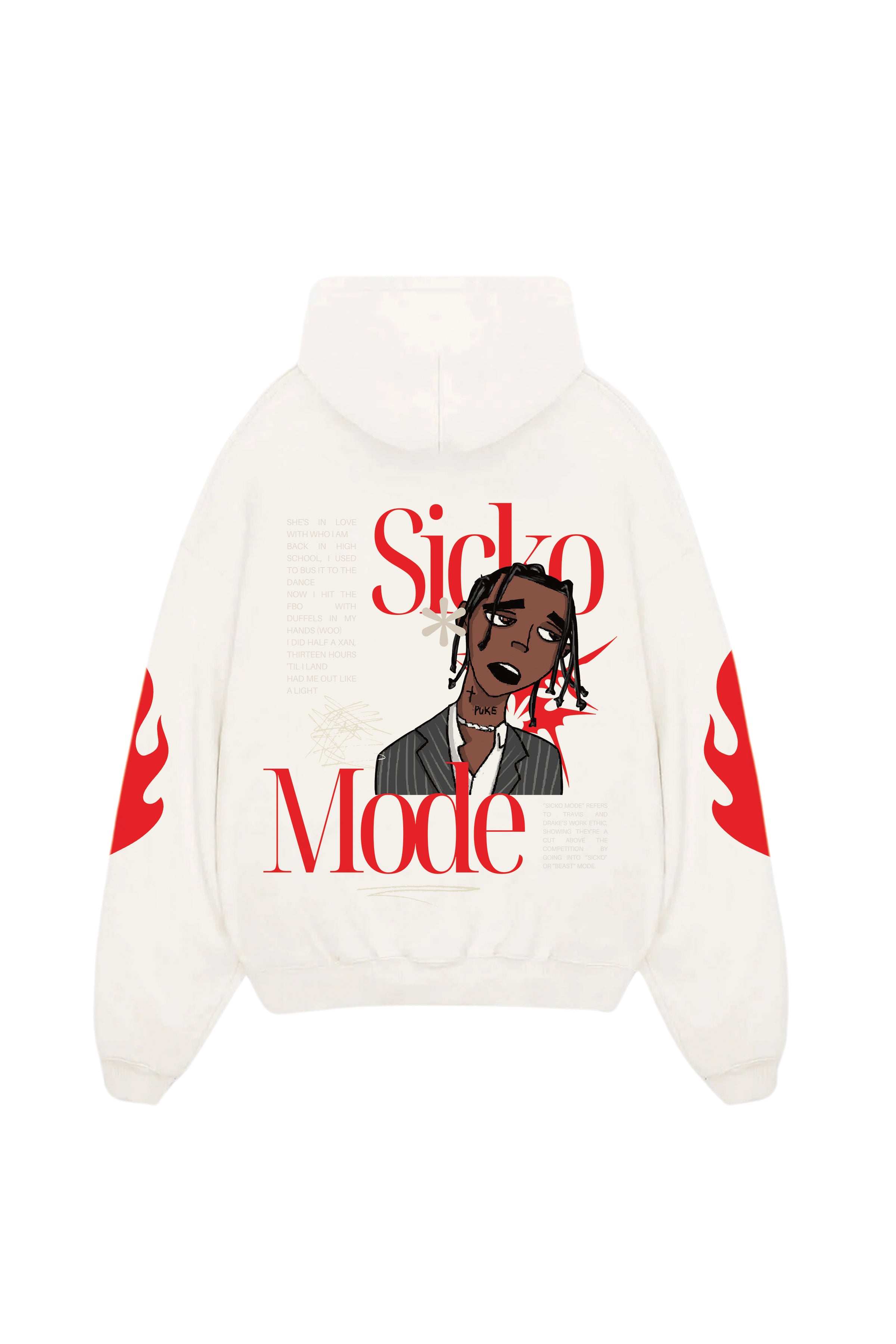 Sickomode Designed Oversized Hoodie