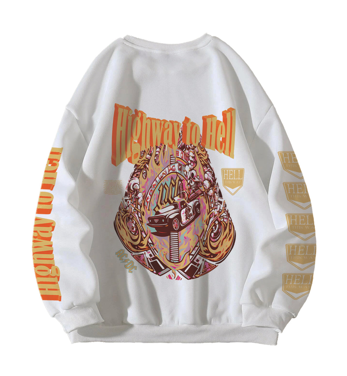 Highway To Hell Oversized Sweatshirt