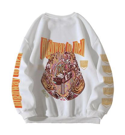 Highway To Hell Oversized Sweatshirt