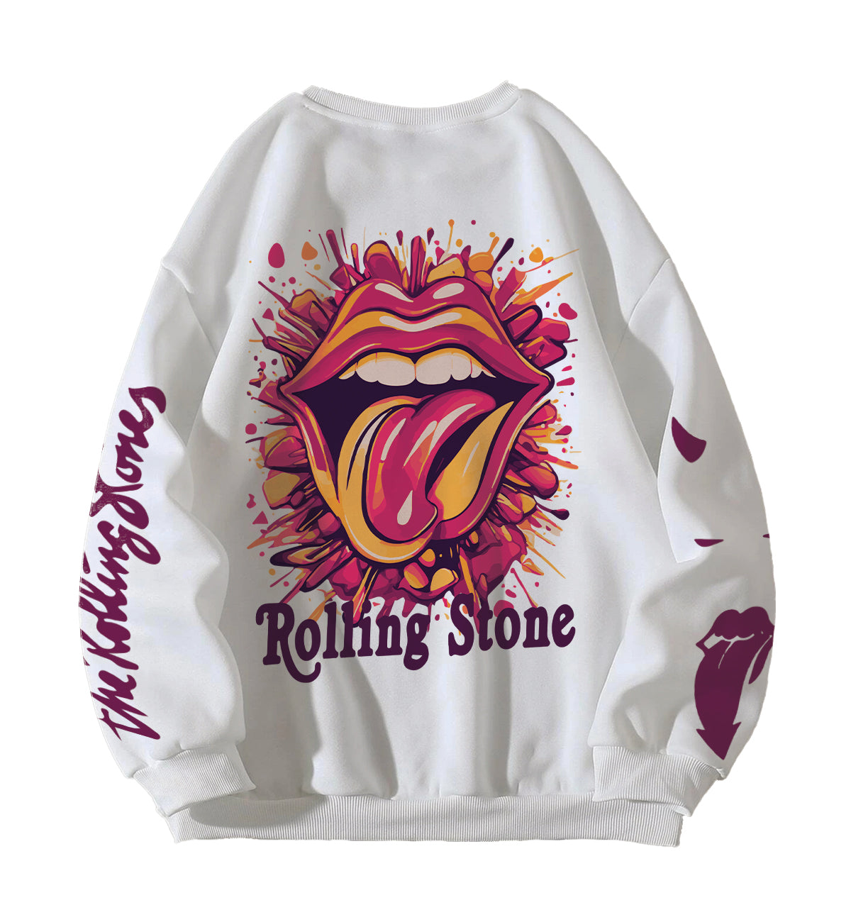 Rolling Stones Designed Oversized Sweatshirt – The Fit Check