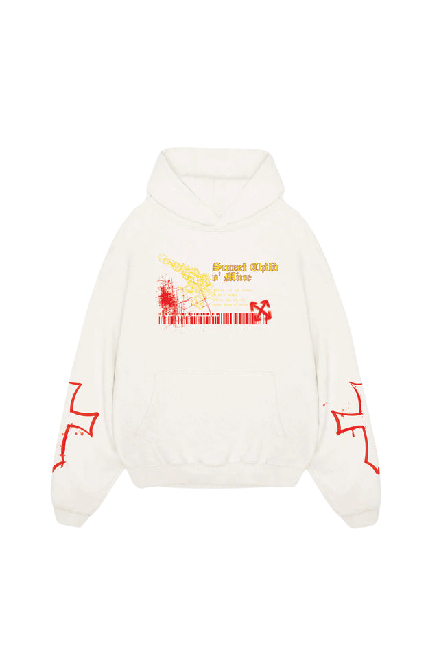 Guns N Roses Designed Oversized Hoodie