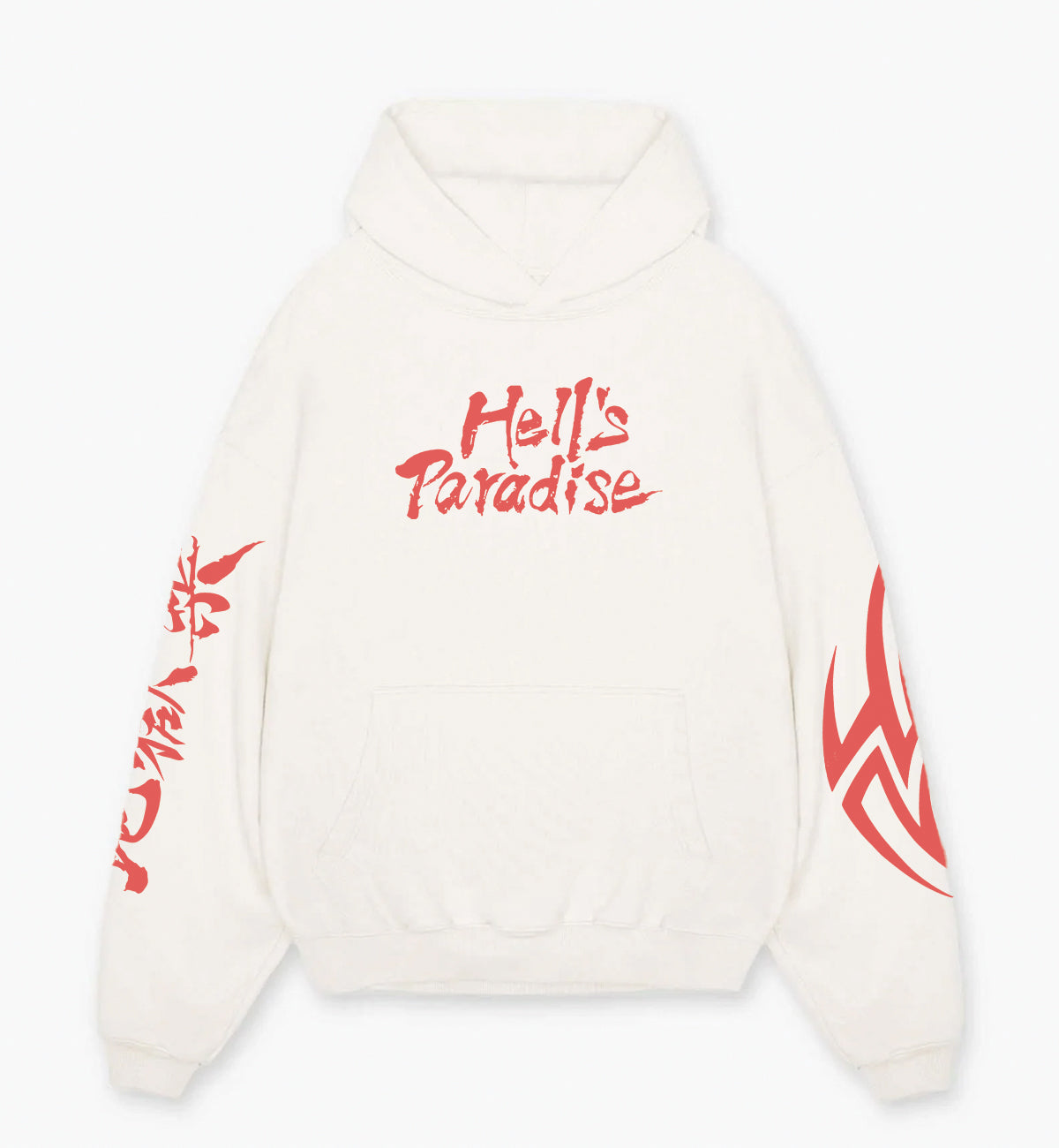 Hell's Paradise Designed Oversized Hoodie