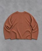 RUST WAFFLE HENLEY