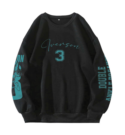 Allen Version Designed Oversized Sweatshirt