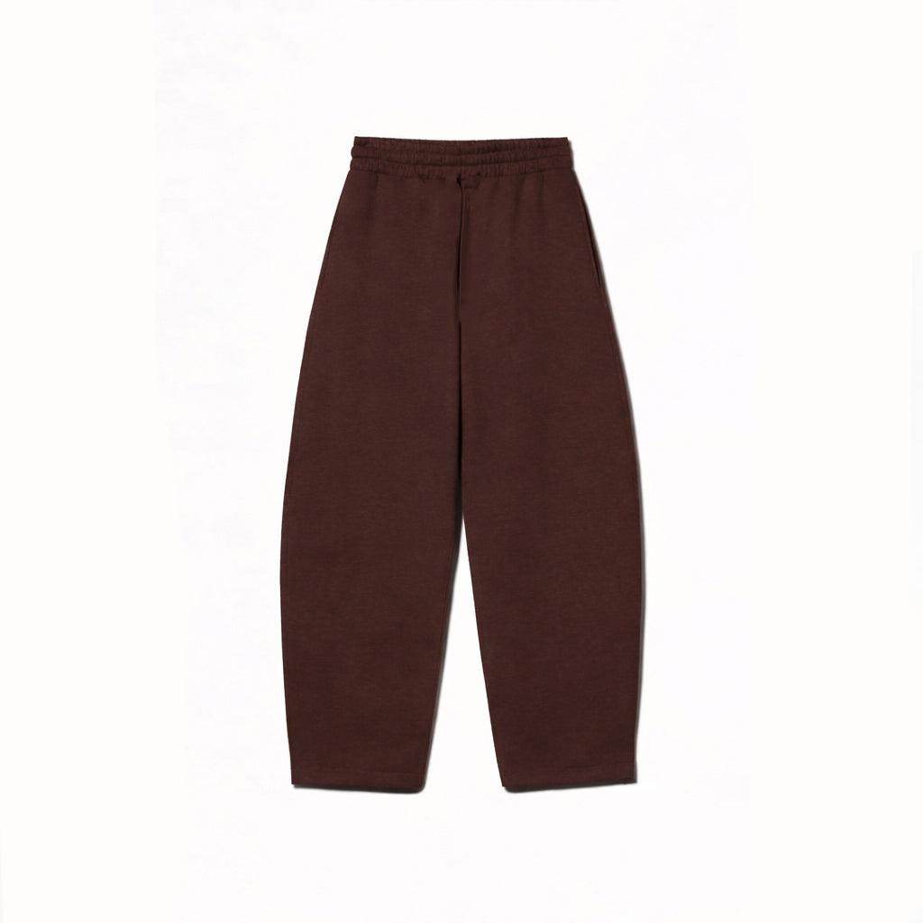 CHOCOLATE BROWN WIDE LEG BAGGY SWEATPANTS (350)