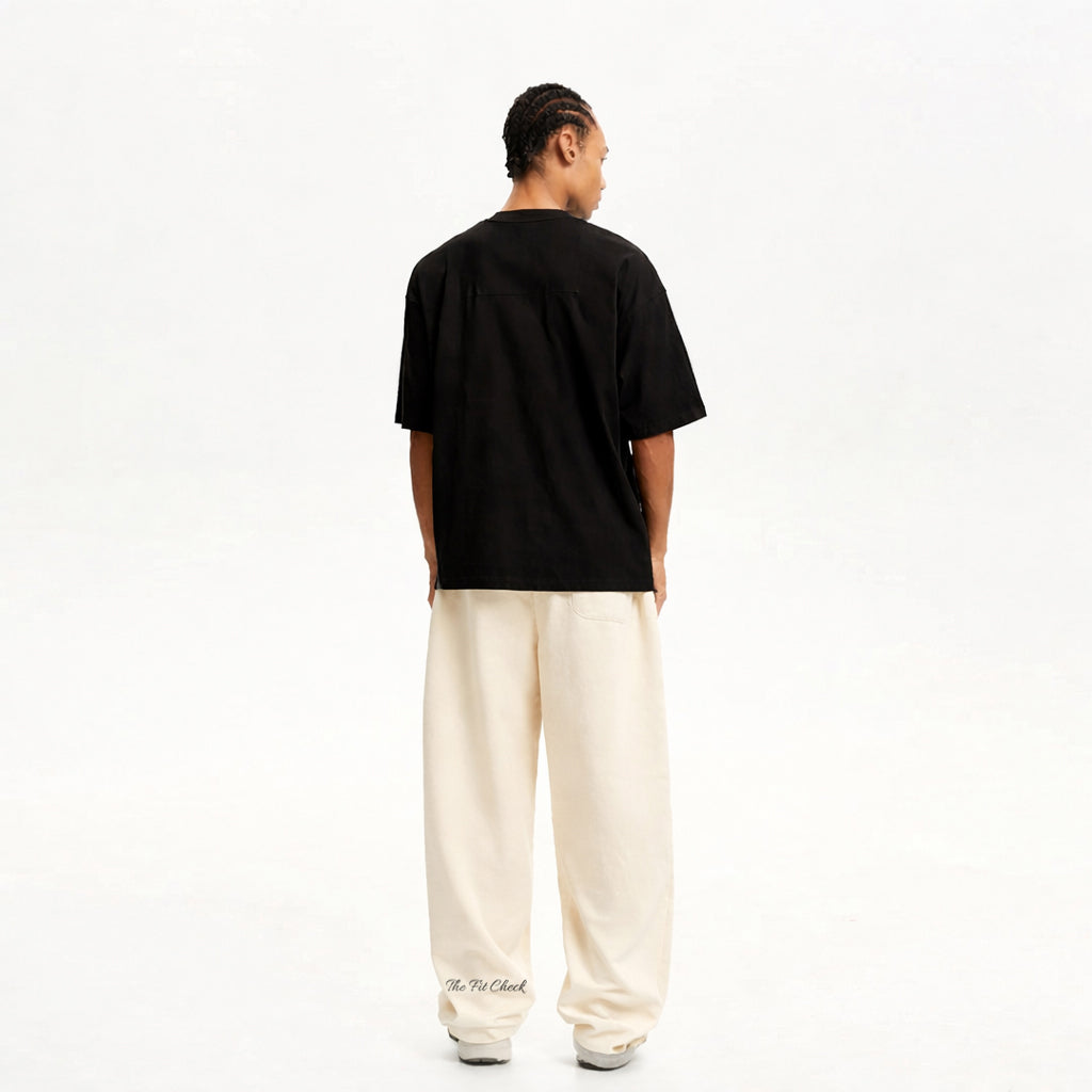 OFF-WHITE WIDE LEG BAGGY SWEATPANTS (350)