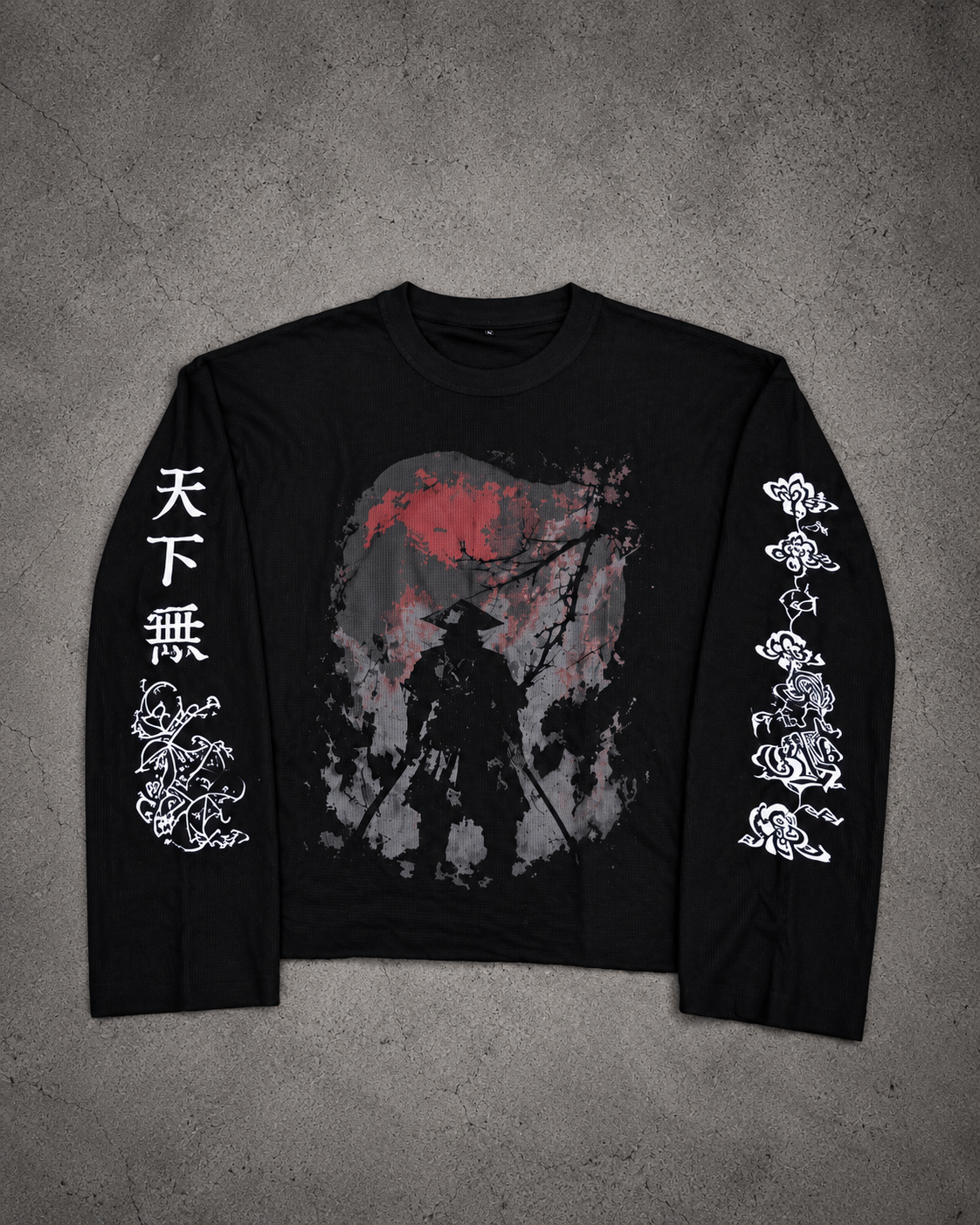 CRACKED ECHO WAFFLE TEE