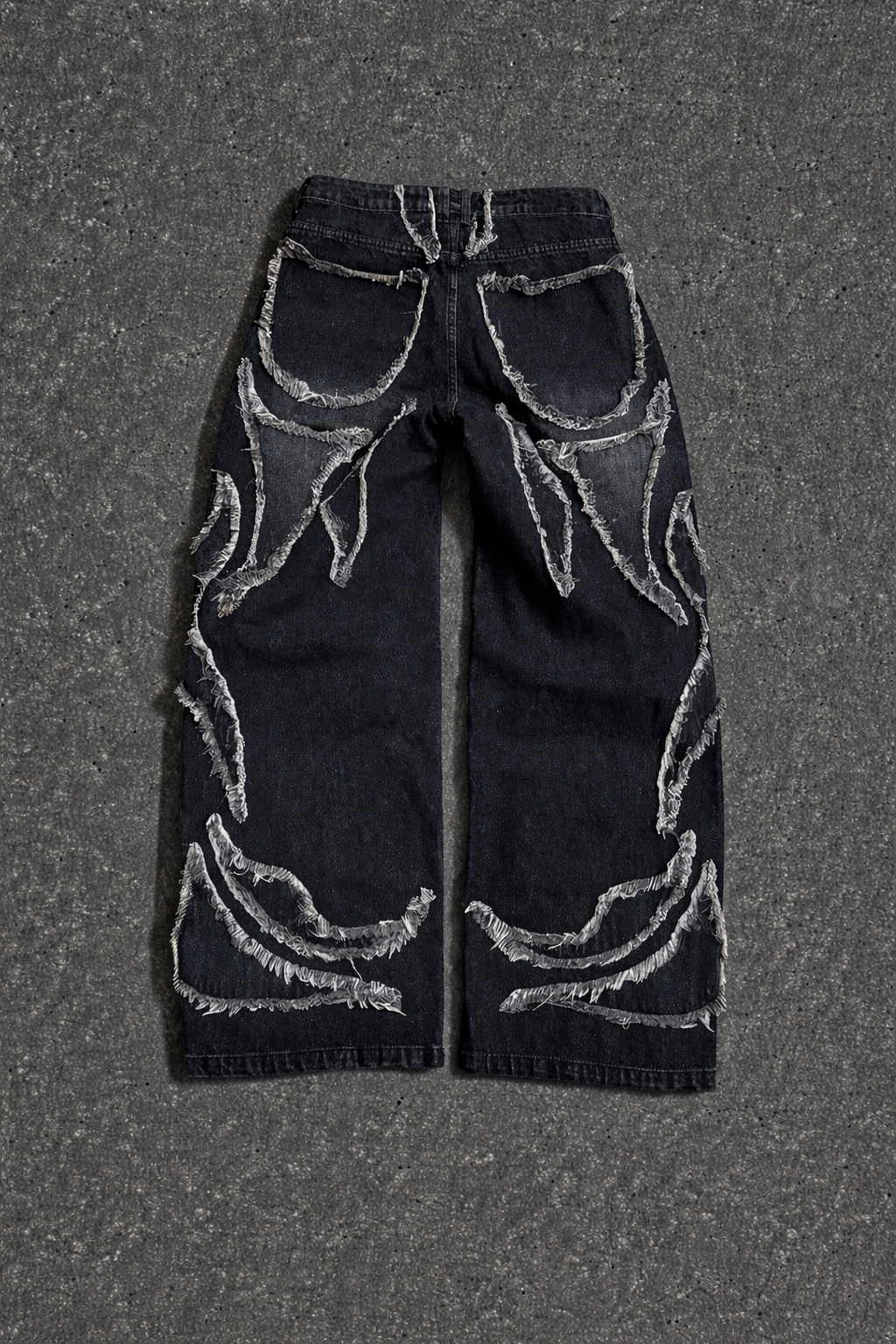 SHADOW BLAZE DISTRESSED DENIM