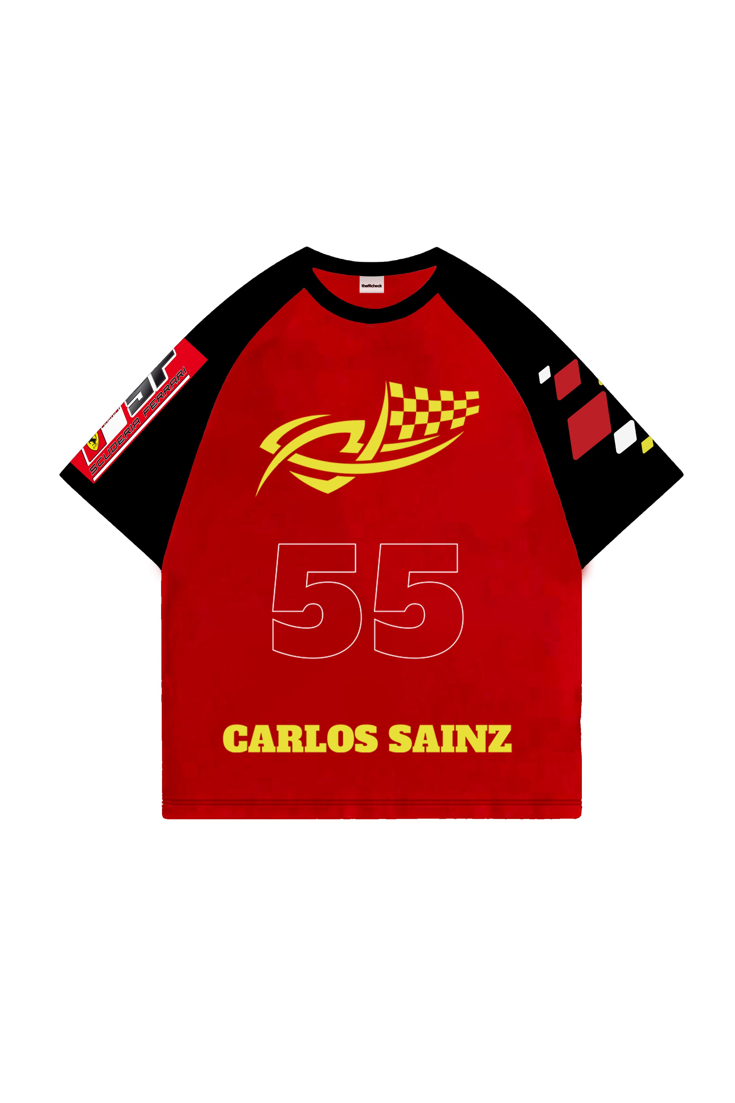 Carlos Sainz Designed Ranglan Oversized T-shirt