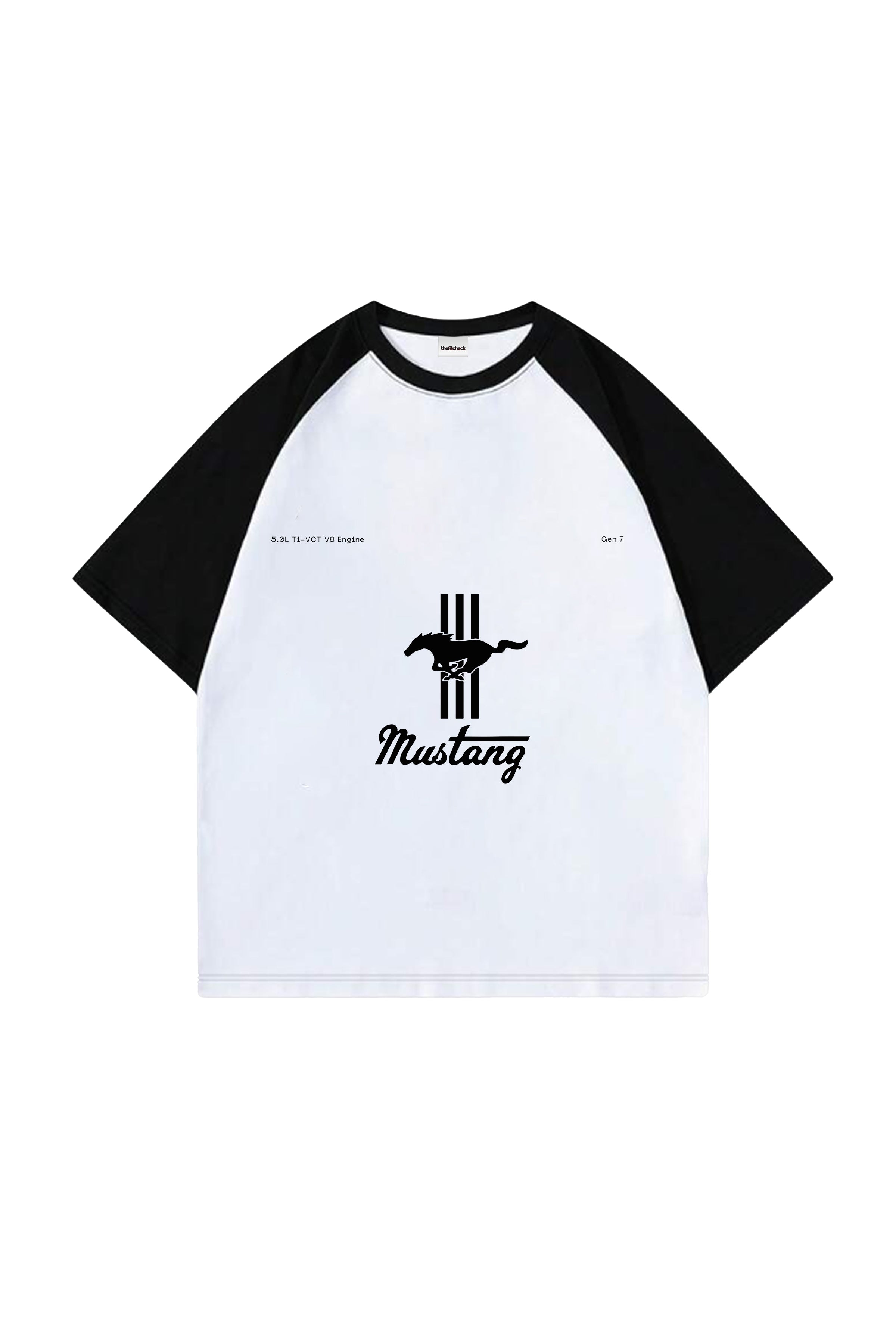 Mustang GT Ranglan Designed Oversized T-shirt