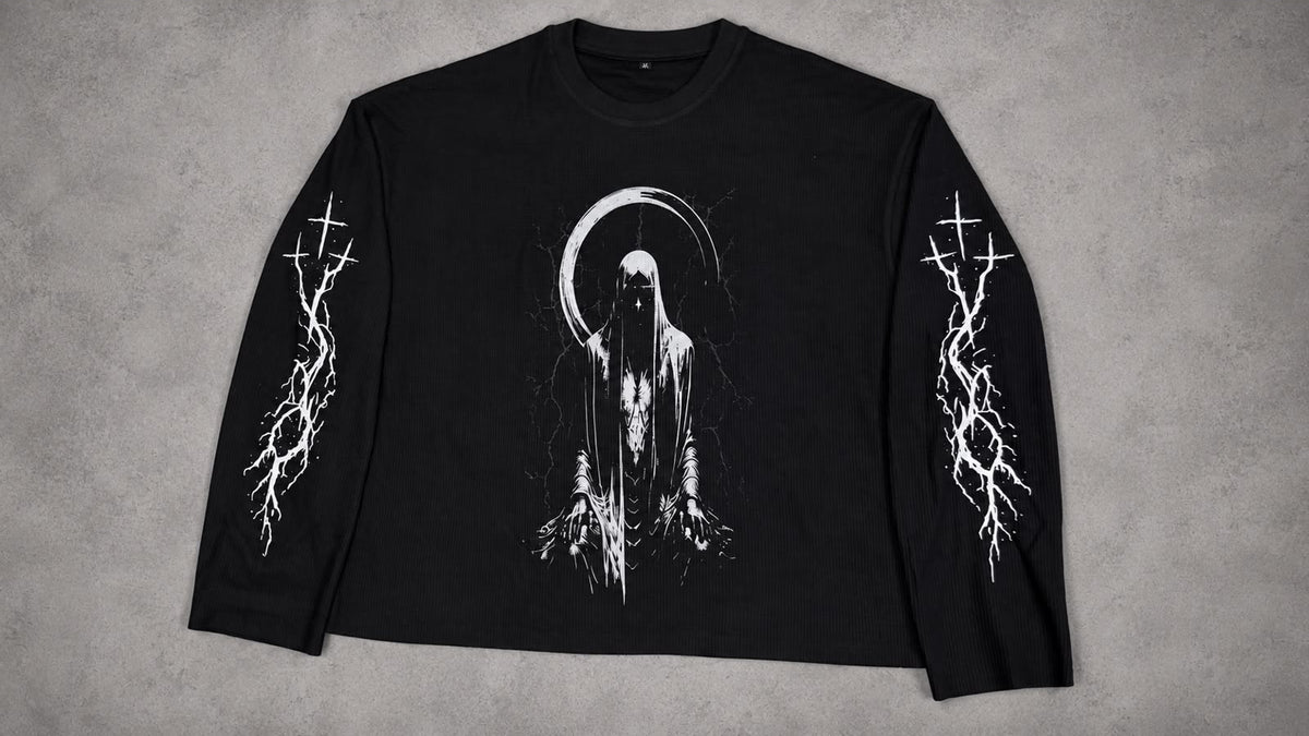 ECLIPSE SWAN WAFFLE TEE