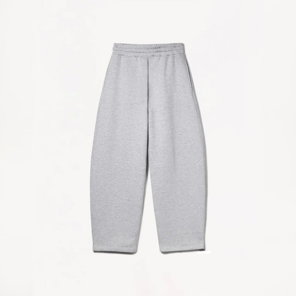 ASH GREY WIDE LEG BAGGY SWEATPANTS (350)