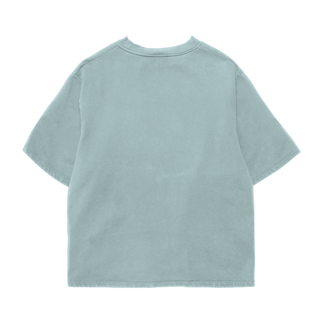 AQUA BLUE HEAVYWEIGHT TEE