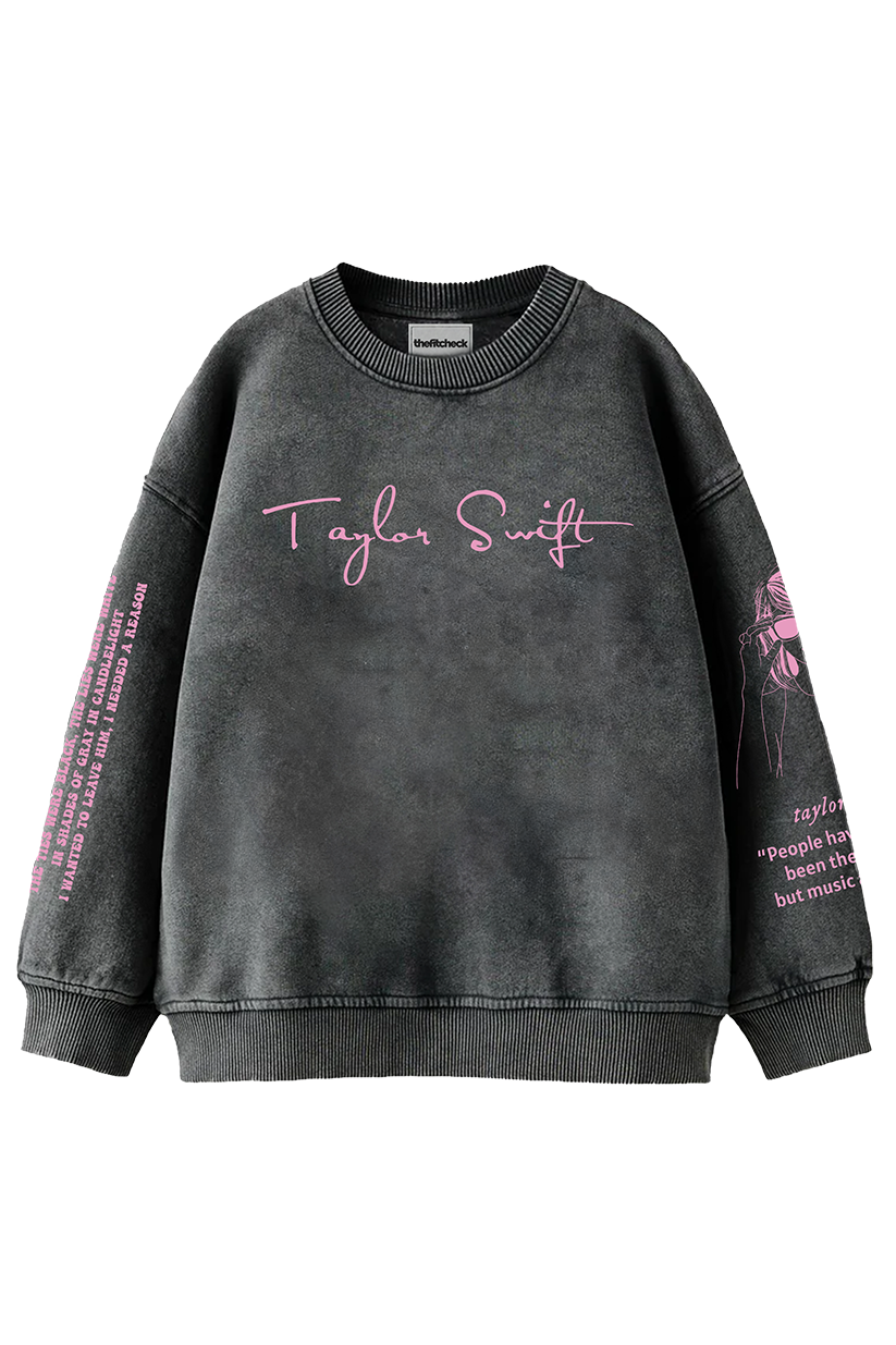 Taylor Swift Designed Oversized Sweatshirt The Fit Check