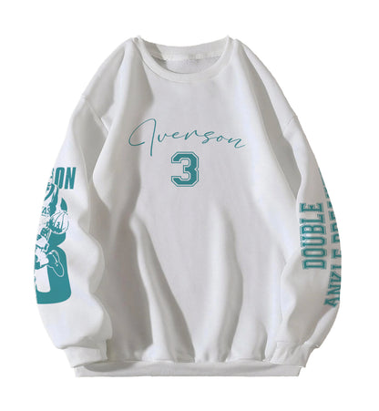 Allen Version Designed Oversized Sweatshirt